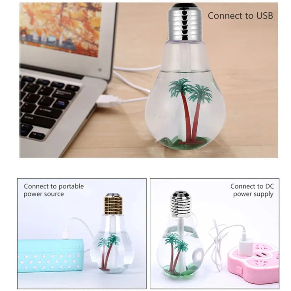 Creative LED Bulb Humidifier